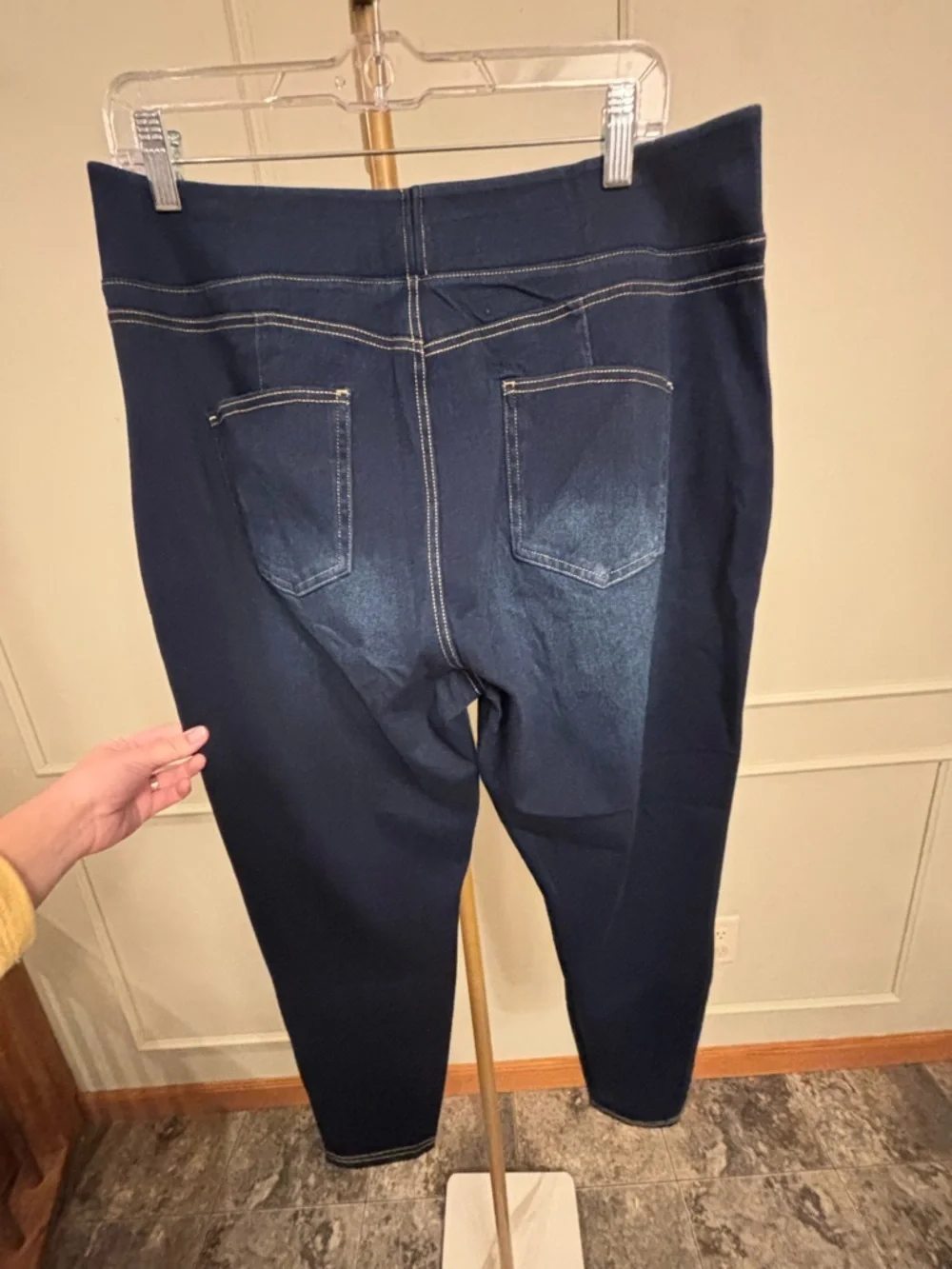 Halara Jeans Jeggings High Waist with Tummy Control Denim Stretch MSRP $60
